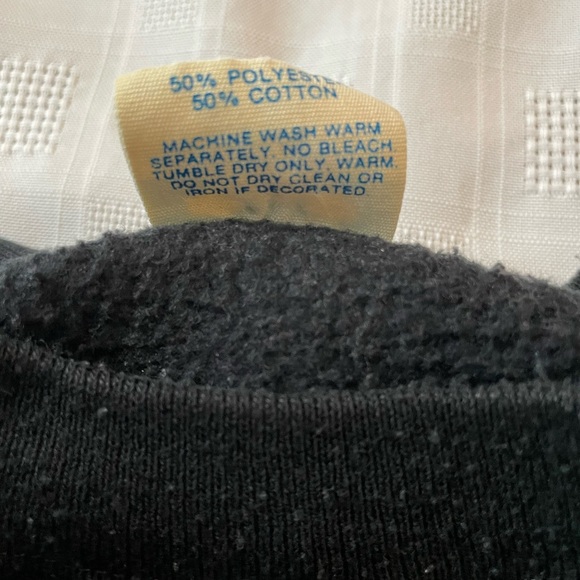 Vintage Disney Mickey Mouse Raglan Sweatshirt – Black – XL – 70s/80s - Picture 8 of 11